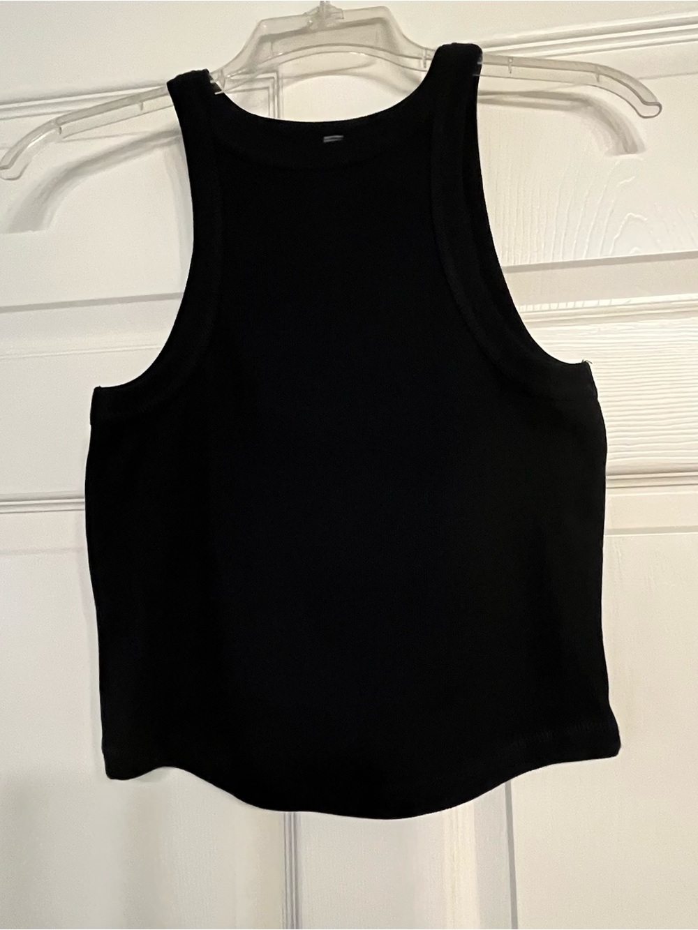 FP Movement by Free People Black Ribbed Racerback Tank NWOT